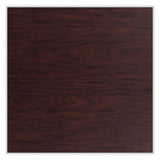 Cafe Table, 36" Diameter X 36h, Round Top/base, Mahogany Top, Gray Base, Ships In 1-3 Business Days