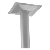 Cafe Table, 36" Diameter X 42h, Round Top/x-base, Mahogany Top, Gray Base, Ships In 1-3 Business Days