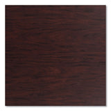 Cafe Table, 36" Diameter X 42h, Round Top/x-base, Mahogany Top, Gray Base, Ships In 1-3 Business Days