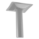 Cafe Table, 36w X 36d X 30h, Square Top/round Base, Gray Nebula Top, Gray Base, Ships In 1-3 Business Days