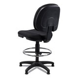 Comfort Task Stool, Supports Up To 300 Lb, 24.5" To 34.5" Seat Height, Black Seat/back, Black/base,ships In 1-3 Business Days