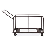 Folding Table Dolly For Round And Rectangular Tables, 660 Lb Capacity, 31.25 X 27.75 X 47.5, Brown,ships In 1-3 Business Days