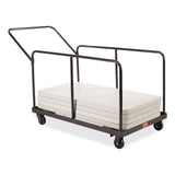 Folding Table Dolly For Round And Rectangular Tables, 660 Lb Capacity, 31.25 X 27.75 X 47.5, Brown,ships In 1-3 Business Days