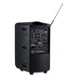 Wireless Pa System With Wireless Handheld Microphone, 40 W, Black, Ships In 1-3 Business Days