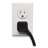 Surge Protector, 12 Ac Outlets, 2 Usb Ports, 8 Ft Cord, 3900 J, Black