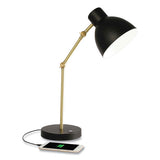 Wellness Series Adapt Led Desk Lamp, 7" To 22" High, Black, Ships In 1-3 Business Days