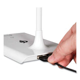 Wellness Series Power Up Led Desk Lamp, 13" To 21" High, White, Ships In 1-3 Business Days