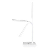 Wellness Series Power Up Led Desk Lamp, 13" To 21" High, White, Ships In 1-3 Business Days
