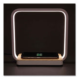 Wireless Charging Station With Night Light, Usb, White, Ships In 1-3 Business Days