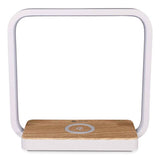 Wireless Charging Station With Night Light, Usb, White, Ships In 1-3 Business Days