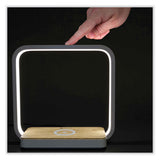 Wireless Charging Station With Night Light, Usb, White, Ships In 1-3 Business Days