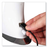 Wellness Series Sanitizing Thrive Led Desk Lamp With Clock, 10" To 18.75", White, Ships In 1-3 Business Days