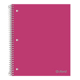 Poly One-subject Notebook, 1 Subject, College Rule, Randomly Assorted Cover Color, (100) 11 X 9 Sheets