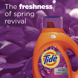 Plus Febreze Liquid Laundry Detergent, Spring And Renewal, 84 Oz Bottle, 4/carton