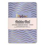 Exercise Books, 1-subject, Medium/college Rule, Assorted Color Covers, (40) 6.9 X 4.9 Sheets, 3/pack