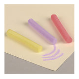 Alphacolor Colored Chalk, 8 Assorted Colors, 12/pack