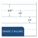 Wirebound Notebook, Grade 2 Manuscript Format, Blue Marble Cover, (36) 10.5 X 8 Sheets, 48/ct, Ships In 4-6 Business Days