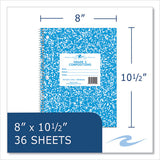 Wirebound Notebook, Grade 2 Manuscript Format, Blue Marble Cover, (36) 10.5 X 8 Sheets, 48/ct, Ships In 4-6 Business Days