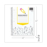 Doodlewrite Notebooks, 1-subject, Medium/college Rule, White Cover, (60) Sheets, 24/carton, Ships In 4-6 Business Days