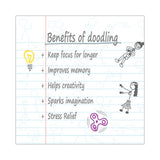 Doodlewrite Notebooks, 1-subject, Medium/college Rule, White Cover, (60) Sheets, 24/carton, Ships In 4-6 Business Days