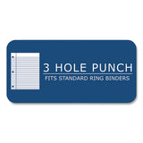 Genesis Notebook, 3-subject, Medium/college Rule, Randomly Asst Cover Color, (150) 11x9 Sheets, 12/ct, Ships In 4-6 Bus Days