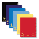 Lefty Notebook, 1-subject, Wide/legal Rule, Assorted Cover Colors, (100) 10.5 X 8.5 Sheets, 24/ct, Ships In 4-6 Business Days