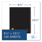 Lefty Notebook, 1-subject, Wide/legal Rule, Assorted Cover Colors, (100) 10.5 X 8.5 Sheets, 24/ct, Ships In 4-6 Business Days