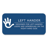 Lefty Notebook, 1-subject, Wide/legal Rule, Assorted Cover Colors, (100) 10.5 X 8.5 Sheets, 24/ct, Ships In 4-6 Business Days
