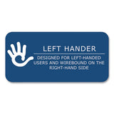 Lefty Notebook, 3-subject, Medium/college Rule, Asst Cover Color, (120) 11 X 9 Sheet, 24/ct, Ships In 4-6 Business Days