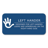 Lefty Notebook, 1-subject, Medium/college Rule, Random Asst Cover Color, (80) 8 X 5 Sheet, 24/ct, Ships In 4-6 Business Days