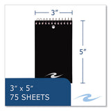 Memo Pad, Randomly Assorted Cover Color, Narrow Rule, 75 White 3 X 5 Sheets, 72/carton, Ships In 4-6 Business Days