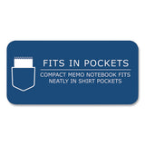 Memo Pad, Randomly Assorted Cover Color, Narrow Rule, (46) White 6 X 4 Sheets, 72/carton, Ships In 4-6 Business Days