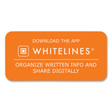 Whitelines Notebook, Quadrille Rule, (5 Sq/in), Gray/orange Cover, (70) 11 X 8.5 Sheets, 12/ct, Ships In 4-6 Business Days