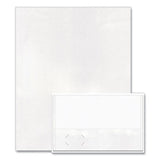 Pocket Folder, 0.5" Capacity, 11 X 8.5, White, 25/box, 10 Boxes/carton, Ships In 4-6 Business Days
