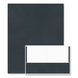 Pocket Folder, 0.5" Capacity, 11 X 8.5, Black, 25/box, 10 Boxes/carton, Ships In 4-6 Business Days