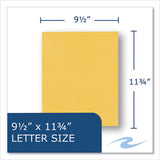 Pocket Folder, 0.5" Capacity, 11 X 8.5, Gold, 25/box, 10 Boxes/carton, Ships In 4-6 Business Days