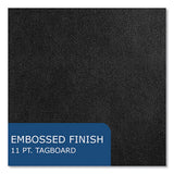Pocket Folder With 3 Fasteners, 0.5" Capacity, 11 X 8.5, Black, 25/box, 10 Boxes/carton, Ships In 4-6 Business Days