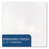 Pocket Folder With 3 Fasteners, 0.5" Capacity, 11 X 8.5, White, 25/box, 10 Boxes/carton, Ships In 4-6 Business Days