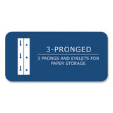 Pocket Folder With 3 Fasteners, 0.5" Capacity, 11 X 8.5, Yellow, 25/box, 10 Boxes/carton, Ships In 4-6 Business Days