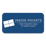 Pocket Folder With 3 Fasteners, 0.5" Capacity, 11 X 8.5, Red, 25/box, 10 Boxes/carton, Ships In 4-6 Business Days