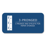 Pocket Folder With 3 Fasteners, 0.5" Capacity, 11 X 8.5, Assorted Colors, 100/carton, Ships In 4-6 Business Days
