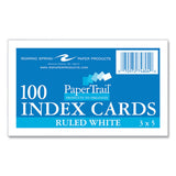White Index Cards, Narrow Ruled, 3 X 5, White, 100 Cards/pack, 36/carton, Ships In 4-6 Business Days