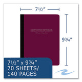Poly Flex Composition Notebook, Med/college Rule, Asst Cover, (70) 9.75 X 7.5 Sheet, 24/ct, Ships In 4-6 Business Days