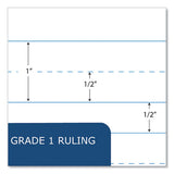 Ruled Composition Book, Grade 1 Manuscript Format, Green Marble Cover, (80) 9.75 X 7.5 Sheet, 48/ct, Ships In 4-6 Bus Days