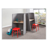 Roam Touchdown Workstation, 33" X 30" X 51.5", Beech/dark Gray, Ships In 1-3 Business Days