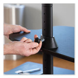 Stance Height-adjustable Laptop Stand, 26.9 X 18 X 1.25 To 15.75, Black, Supports 15 Lbs, Ships In 1-3 Business Days
