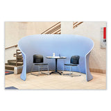 Vy Counter Height Chair, Supports Up To 350 Lb, 25" Seat Height, Black Seat, Black Back, Silver Base