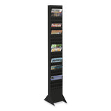 Steel Base For Magazine Rack, 10w X 14d X 5.25h, Black