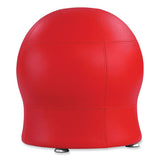 Zenergy Ball Chair, Backless, Supports Up To 250 Lb, Red Vinyl, Ships In 1-3 Business Days