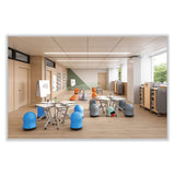 Zenergy Swivel Ball Chair, Backless, Supports Up To 250 Lb, Baby Blue Vinyl, Ships In 1-3 Business Days